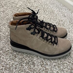 Blackstone wild dove grey lace up ankle boots 39